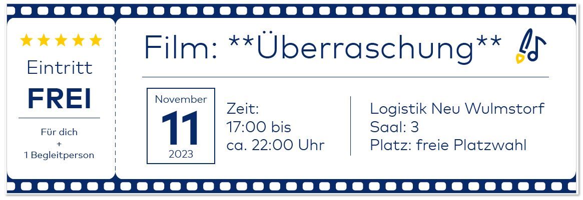 Kinoabend in der Logistik – Originalaufnahme 2