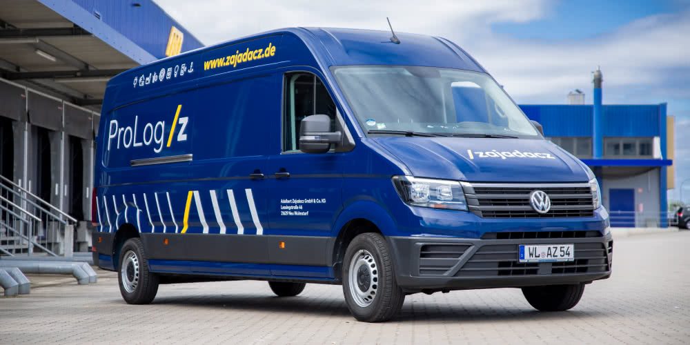 Originalaufnahme eines Zajadacz Logistikfahrzeugs